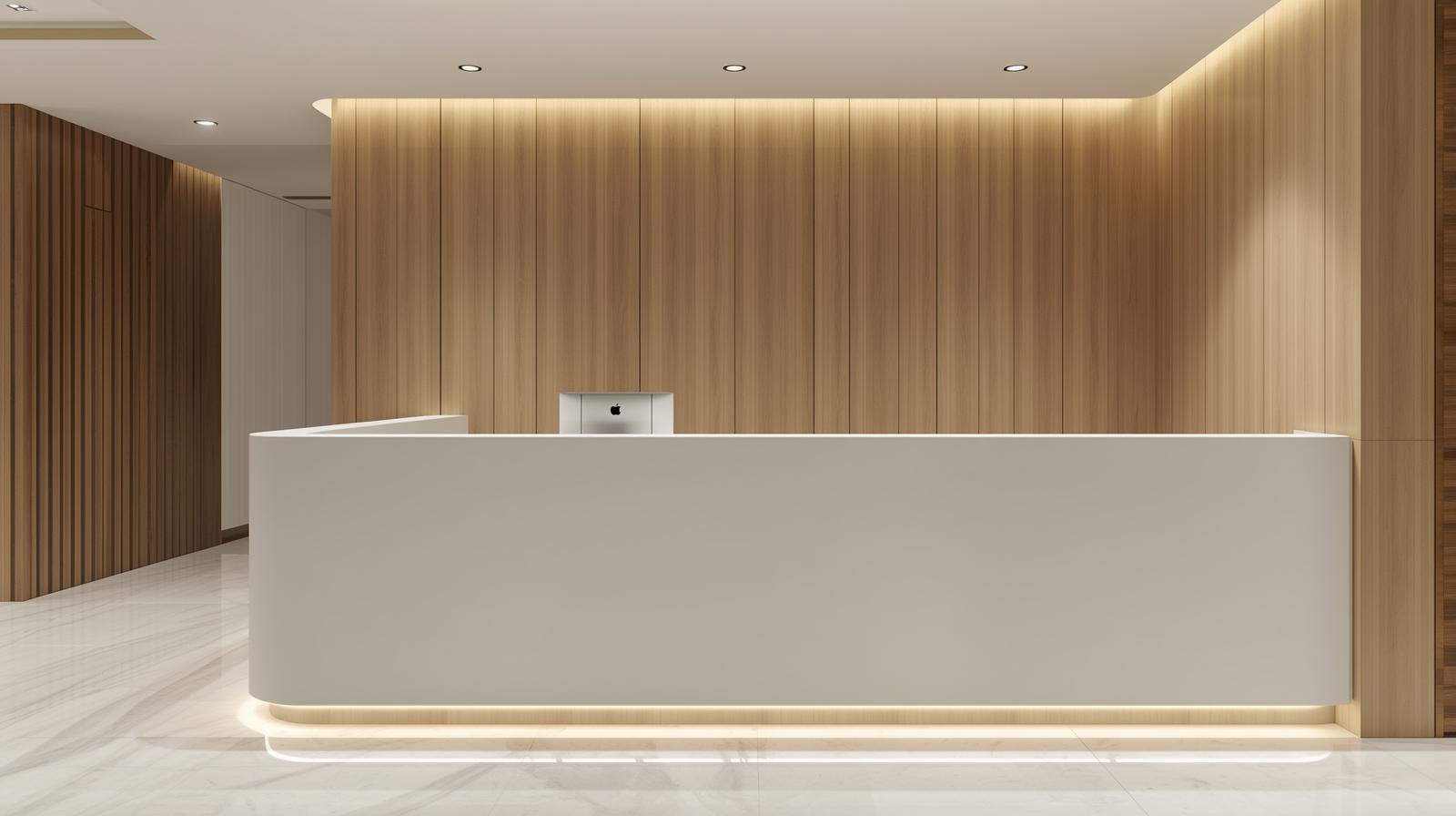 mostrador recepción