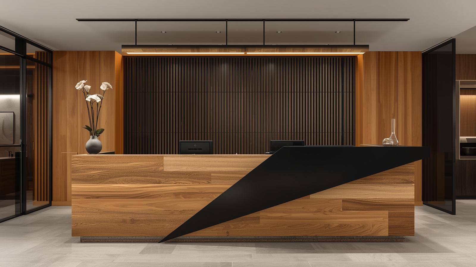 mostrador recepción